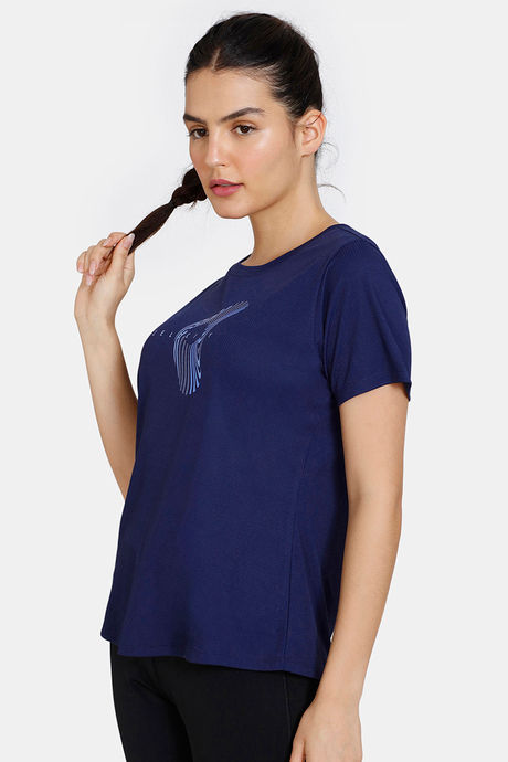 Zelocity Snug Fit Quick Dry Top - Medieval Blue — image 2